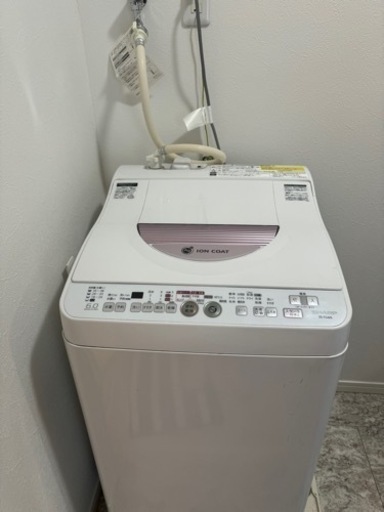 洗濯機　SHARP 6キロ　2012年式