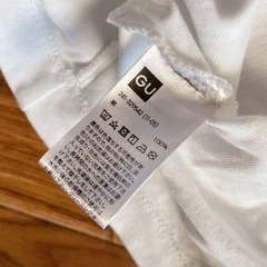 白Tシャツ GU レディースの画像