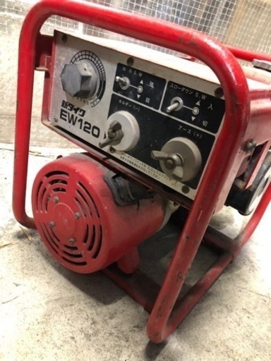 ジャンク 新ダイワ　EW120 エンジン溶接機　ウェルダー