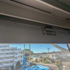 都営団地の網戸2枚の画像