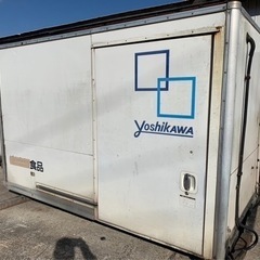 No.827 保冷バン 2ｔ 車  アルミ 箱 バイク 倉庫 トラック コンテナ 米 保管庫 物置 DIYの画像