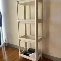 IKEA VESKEN ヴェスケン シェルフユニット, ホワイト...