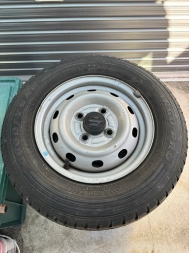 145R 12 6.P.R LT 軽トラック！軽自動車！タイヤホイールセット！