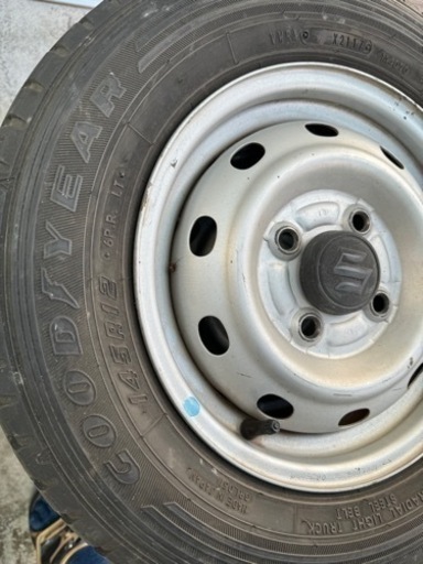 145R 12 6.P.R LT 軽トラック！軽自動車！タイヤホイールセット！