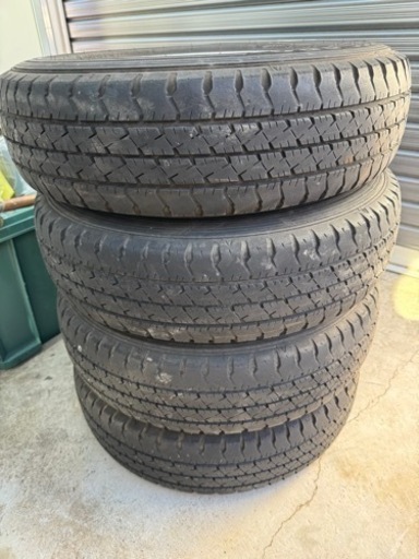 145R 12 6.P.R LT 軽トラック！軽自動車！タイヤホイールセット！