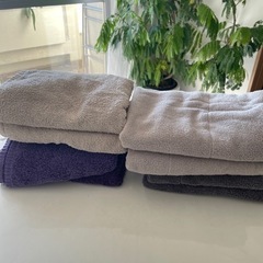 古いバスタオル(無印良品&テネリータ)