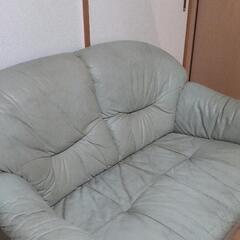 差し上げます！本革ソファー 