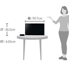 24V型ポータブルテレビお譲りしますの画像