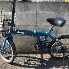 jeep 折りたたみ自転車(前輪パンク)の画像