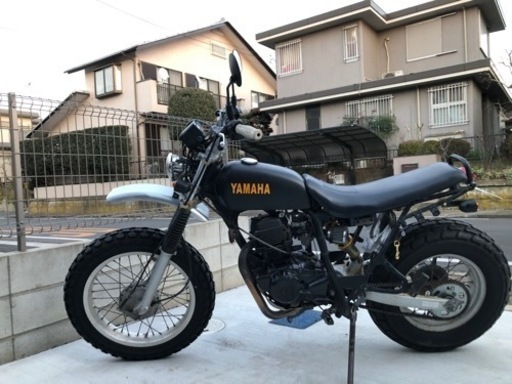 tw200 2jl カスタム　ビンテージオフロード