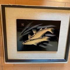 輪島塗り　鯉