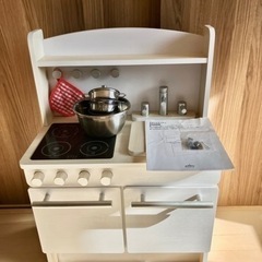 RiZKiZ  木製　ままごとキッチン　調理器具・説明書付き