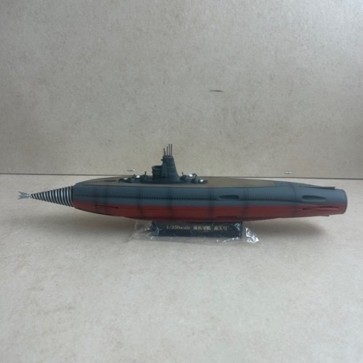 d114601 開封未使用品 アオシマ 1/350 海底軍艦 轟天号 限定版 汚し塗装 元箱付き SGM-28 現状品 中古品