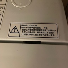 日立　全自動洗濯機　BW-8TV あげますの画像
