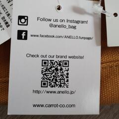 画像　anello ミニトートバッグ　撥水加工　ミニトートバッグの画像