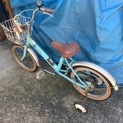 a.n.design works 子供用自転車 補助輪付き　14インチ