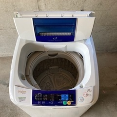 haier 洗濯機　実働品　無料の画像