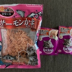 【取引済み】猫用おやつとカルカンの画像