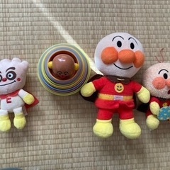 アンパンマン天才脳つみかさねカップ　ぬいぐるみセットの画像