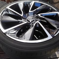 シトロエンDS4《純正》19インチ８J　中古タイヤ・ホイール4本【引取限定】の画像