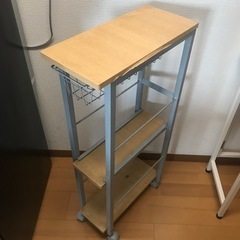 【差し上げます】ニトリ　キッチンワゴン　中古　IKEA 山善に似...