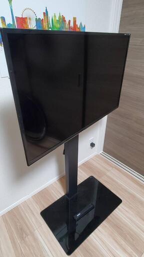 39インチテレビ　TVスタンド付き