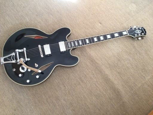 軽量　Epiphone Shinichi Ubukata ES-355 ver.02 Ebony 生形 真一シグネイチャーモデル