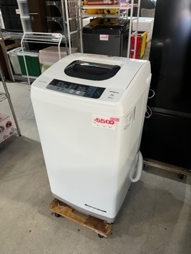☆激安洗濯機!!☆ 日立 5.0kg NW-5WR 2016年 ホース延長済み
