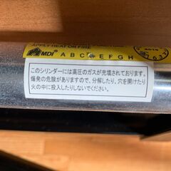 来週までに処分します【ジャンク】昇降式テーブル センターテーブル 油圧 無段階調整 キャスター付きの画像