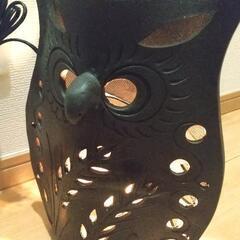 手作り フクロウの陶器 未使用の画像