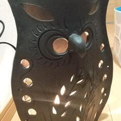 手作り フクロウの陶器 未使用の画像