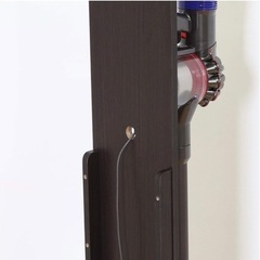 掃除機スタンド ブラウン の画像