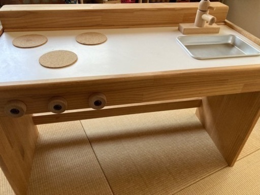 おままごと　キッチン　机　木の玩具
