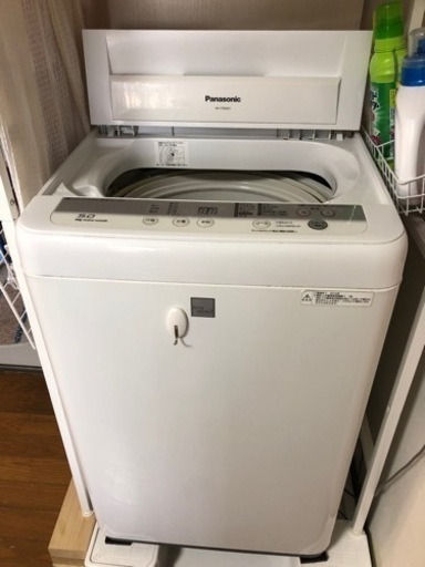【取引者決定済】洗濯機★Panasonic★パナソニック★2016年製★5.0kg★セルフクリーニングにてお渡し