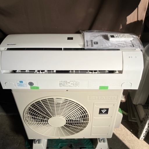 佐賀中古エアコンシャープ2021年2.2KW税込取付込144番