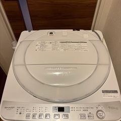 洗濯機 SHARP 2020年製 7kg
