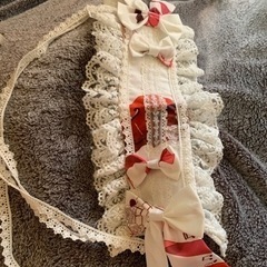 ロリータファッション ホワイト、レッドセットの画像