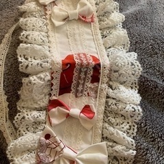 ロリータファッション ホワイト、レッドセットの画像