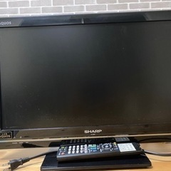 【状態良好】SHARP 液晶カラーテレビ AQUOS LC-22K7