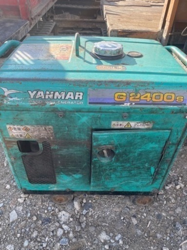 ヤンマー発電機Ｇ2400s