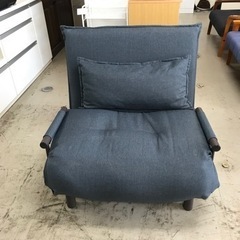 ☆値下げ☆ロ2401-375 ソファベッド クッション付き ネイ...