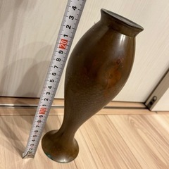 花瓶 レトロ アンティーク 銅(？)の画像