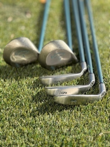 【値下げ】Callaway キャロウェイ　アイアン3本、ウッド2本　計5本セット