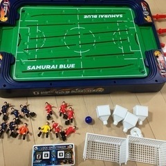 エポック社のサッカー盤　ロックオンストライカー　サムライブルーの画像
