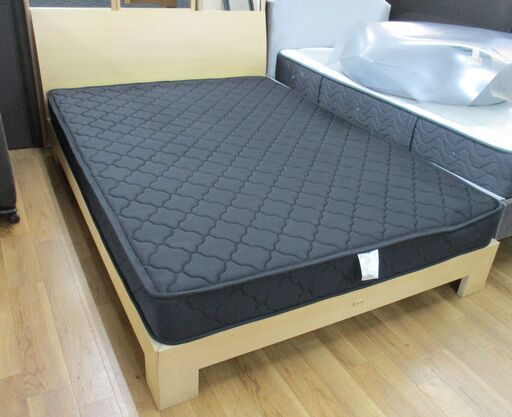 R075 Simmons フレーム＆コスパクリエーションマットダブルサイズ、Used