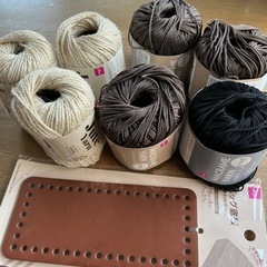 ジュート　マクラメ　バック底板