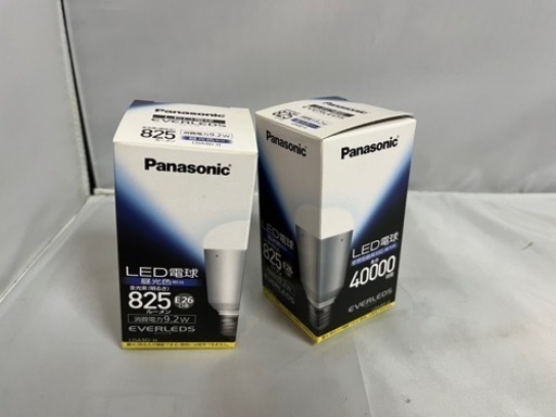 未使用品 Panasonic LED電球 EVERLEDS ランプ 60W E26 825ルーメン 昼光色 LDA9D-H 2点あります！③