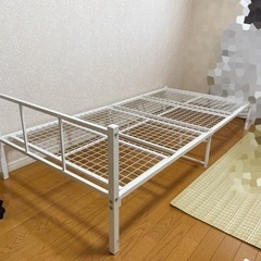 パイプベッド シングル ニトリ