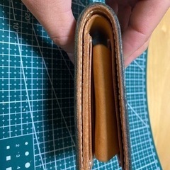 財布（手縫い）の画像