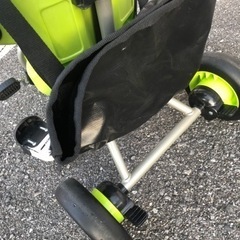 美品　アイデス 折りたたみコンポタウン グリーン　三輪車の画像